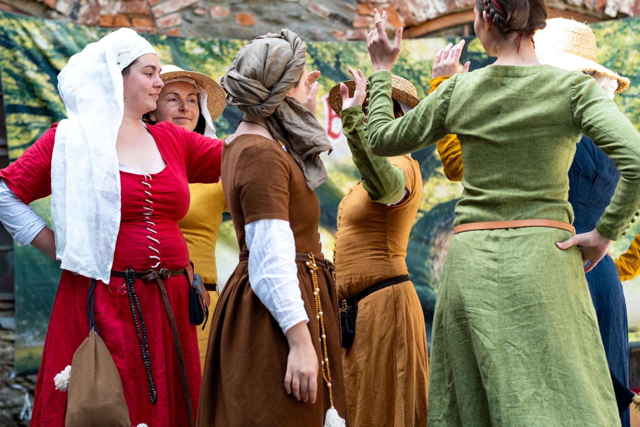 Medieval dancers