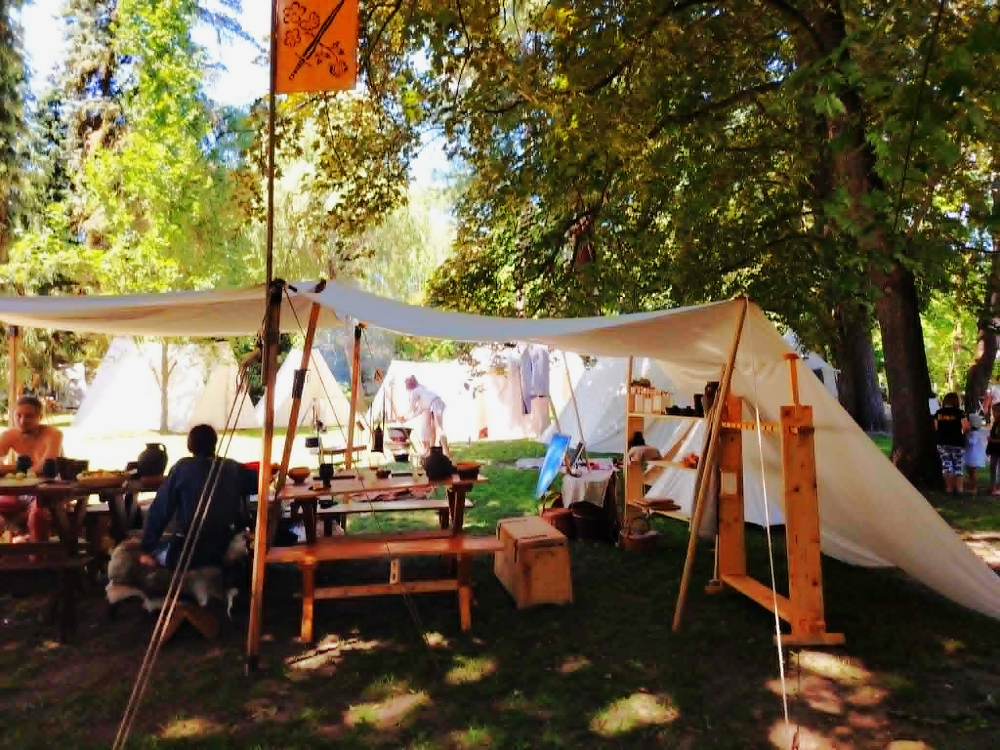 Medieval encampment