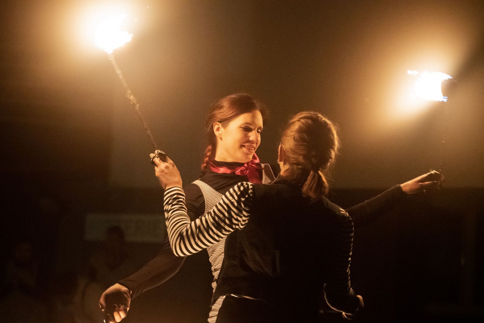 Ohnivá show na Arboristickém plese 2022 v Brně