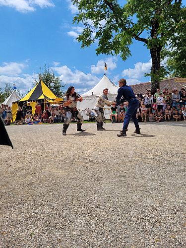 Historical festival at Burghausen Castle