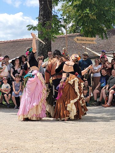 Historický festival na hradu Burghausen