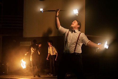 Ohnivá show na Arboristickém plese 2022 v Brně