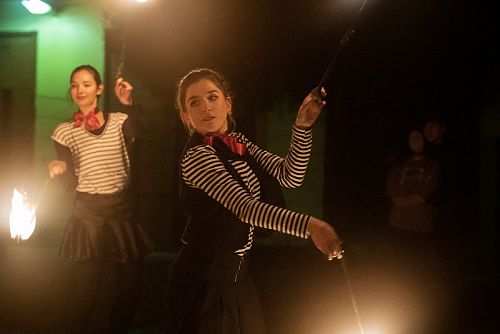 Ohnivá show na Arboristickém plese 2022 v Brně