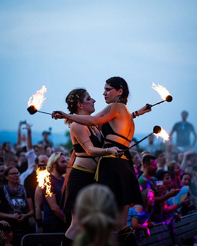 Show na koncertu kapely Deloraine